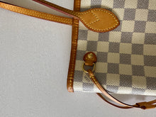 Load image into Gallery viewer, Authentic preowned Louis Vuitton neverfull pm damier azur