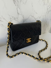 Load image into Gallery viewer, Authentic Preloved Chanel square lamb skin mini flap