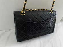 Load image into Gallery viewer, Authentic Pre-Loved Chanel Black Vintage Medium Flap with Gold Hardware