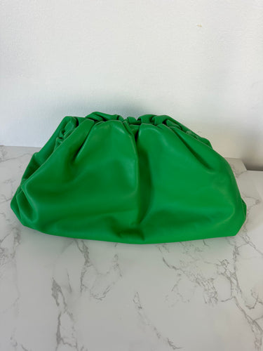 authentic brand new Bottega Veneta large pouch in parakeet